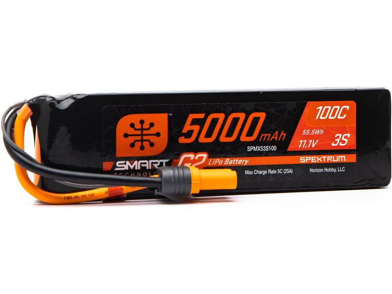 Fotografie produktu: Spektrum Smart G2 LiPo 11.1V 5000mAh 100C IC5