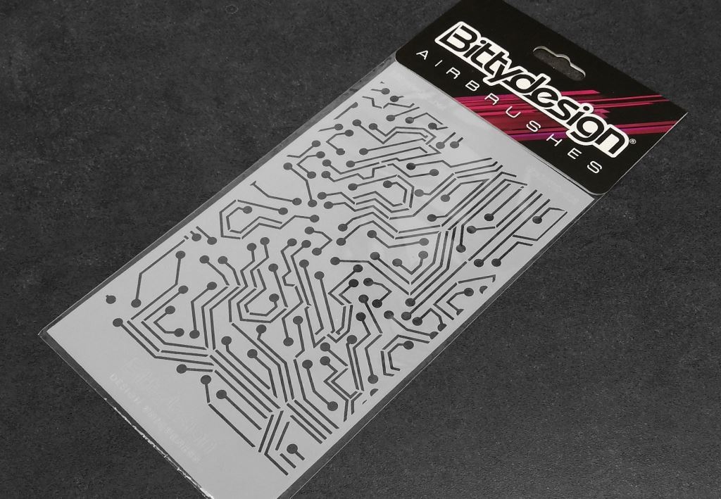 Fotografie produktu: BittyDesign maskovací předlohy - Elektronická deska