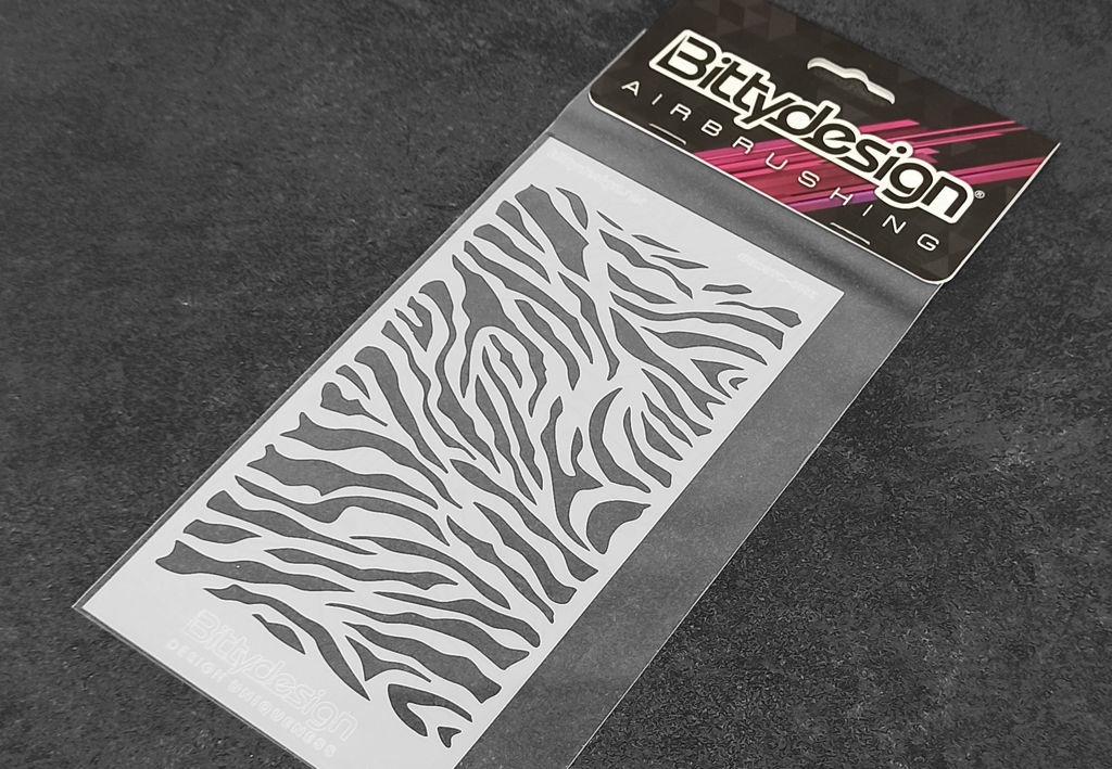 Fotografie produktu: BittyDesign maskovací předlohy - Zebra