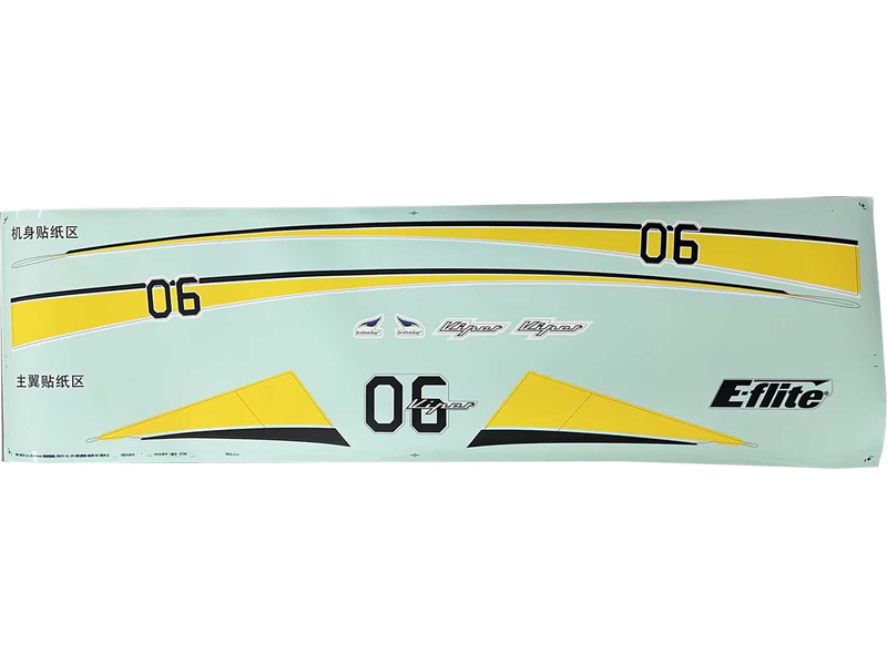 Fotografie produktu: E-flite samolepky: Viper 64mm EDF Jet