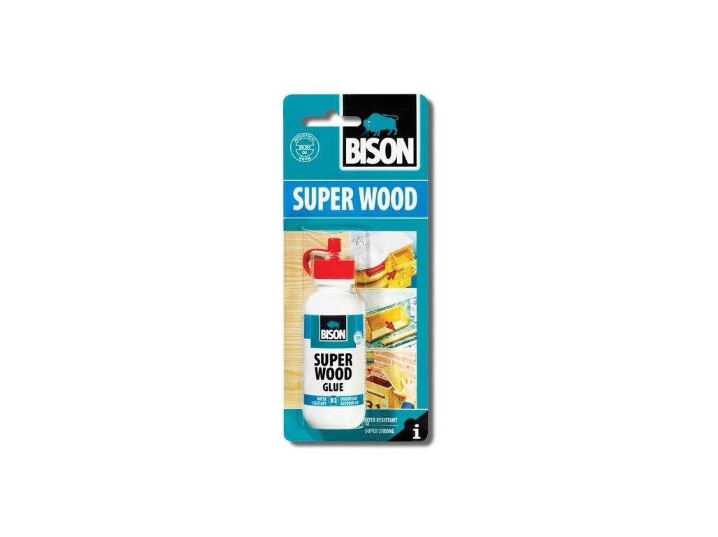 Fotografie produktu: BISON SUPER WOOD D3 75g voděodolné disperzní