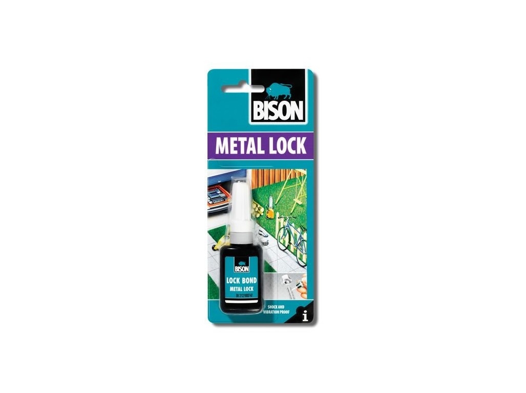 Fotografie produktu: BISON METAL LOCK 10ml nerozebíratelný zajišťovač šroubových spojů