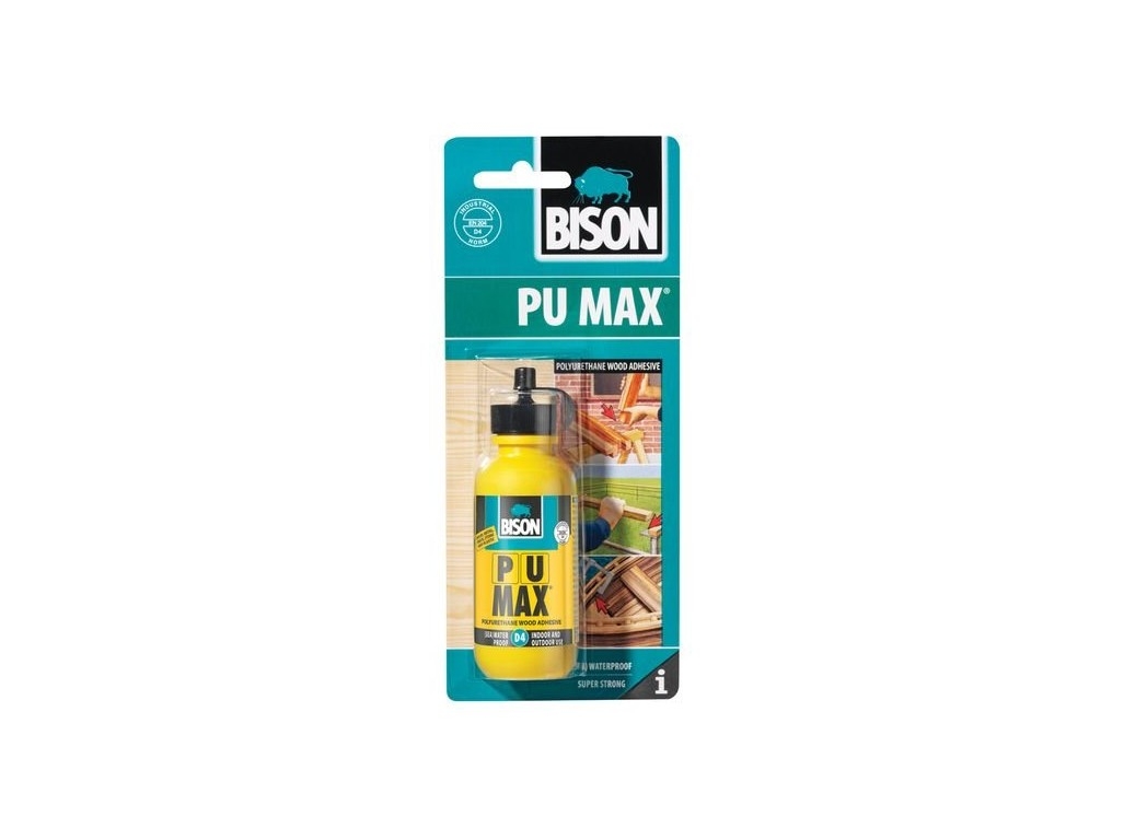 Fotografie produktu: BISON PU MAX D4 75g polyuretanové lepidlo