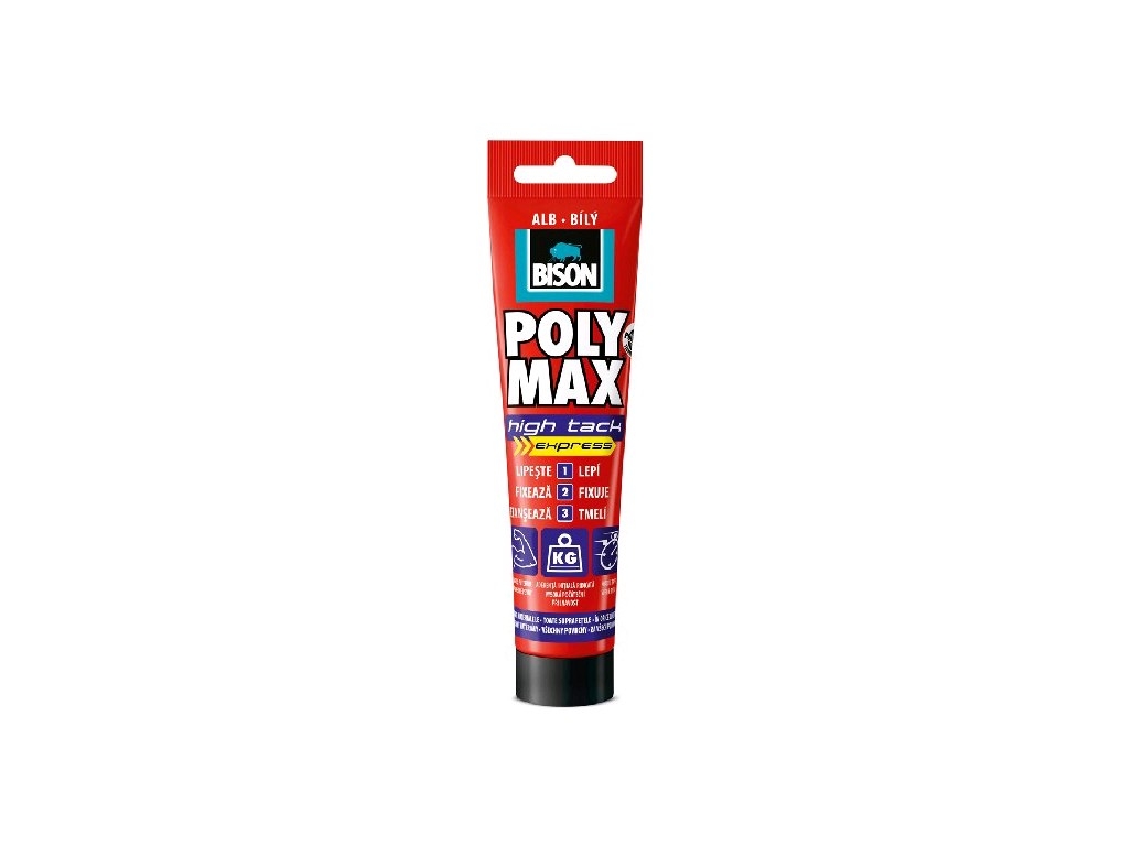 Fotografie produktu: BISON POLY MAX high tack express 165g lepící tmel