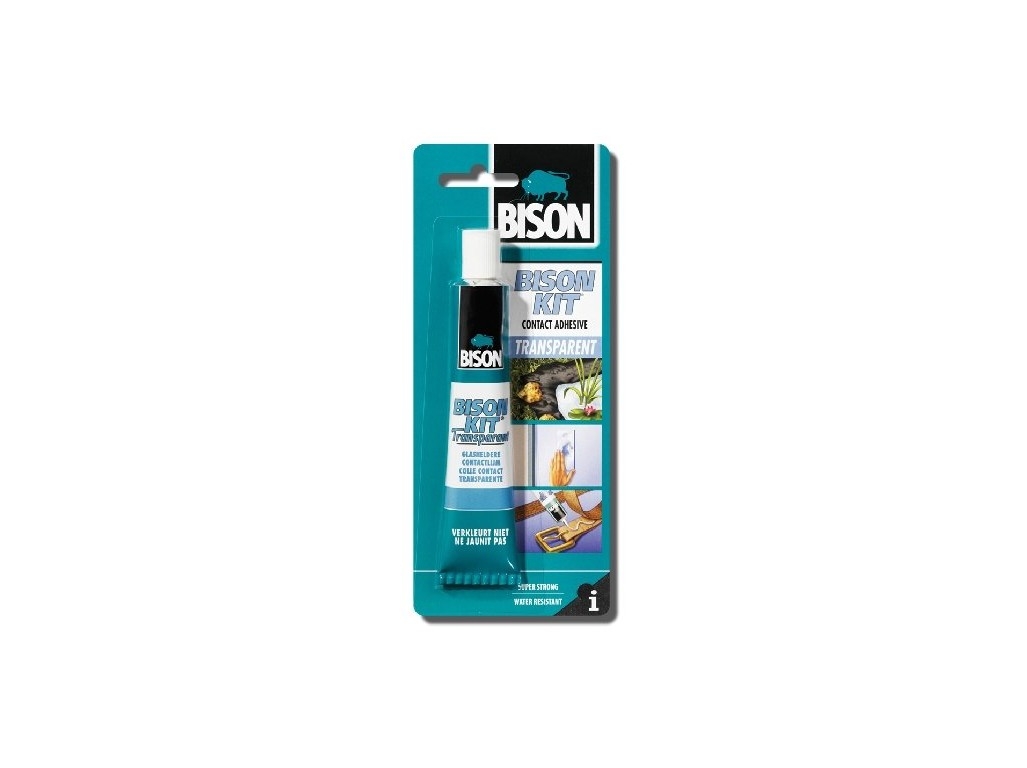 Fotografie produktu: BISON KIT TRANSPARENT 50ml čiré kontaktní lepidlo