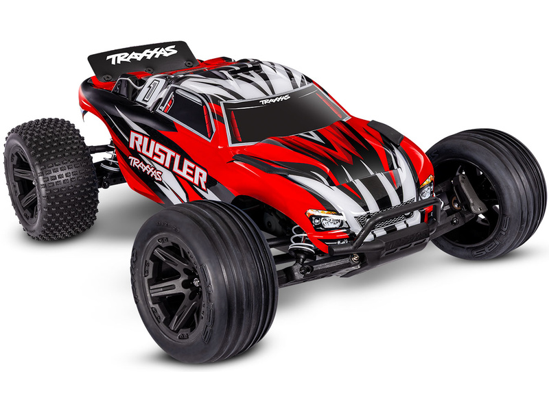 Fotografie produktu: Traxxas Rustler 1:10 HD RTR červený