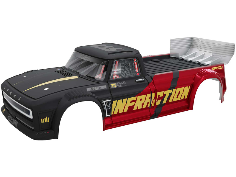 Fotografie produktu: Arrma karosérie černá: Infraction 4X4 All-Road 3S BLX