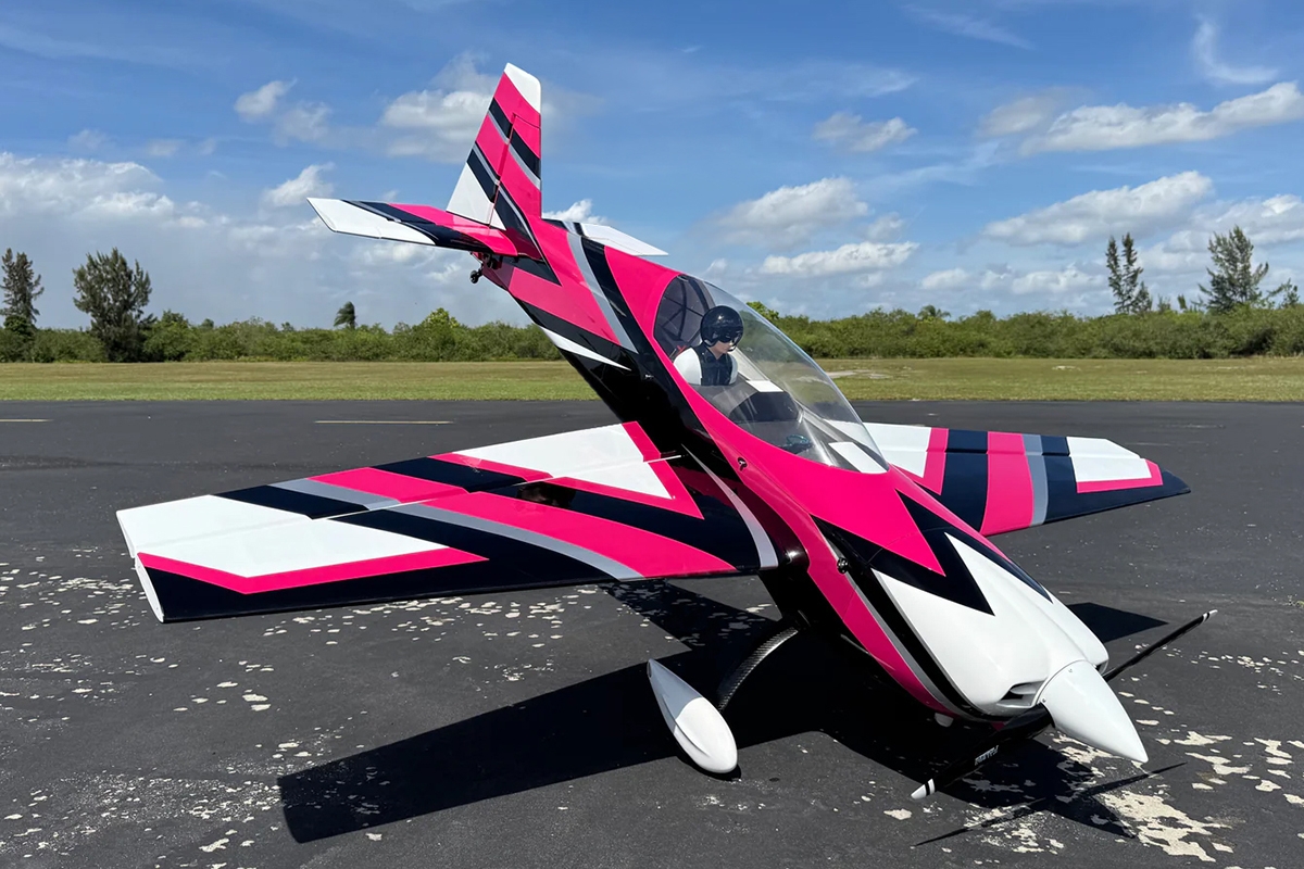 Fotografie produktu: ExtremeFlight 104" Extra NG V3 - Růžová/Bílá 2,64m