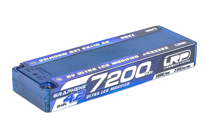Fotografie produktu: LRP Electronic HV Ultra LCG Modified GRAPHENE-4.2 7200mAh Hardcase aku - 7.6V LiPo - 130C/65C