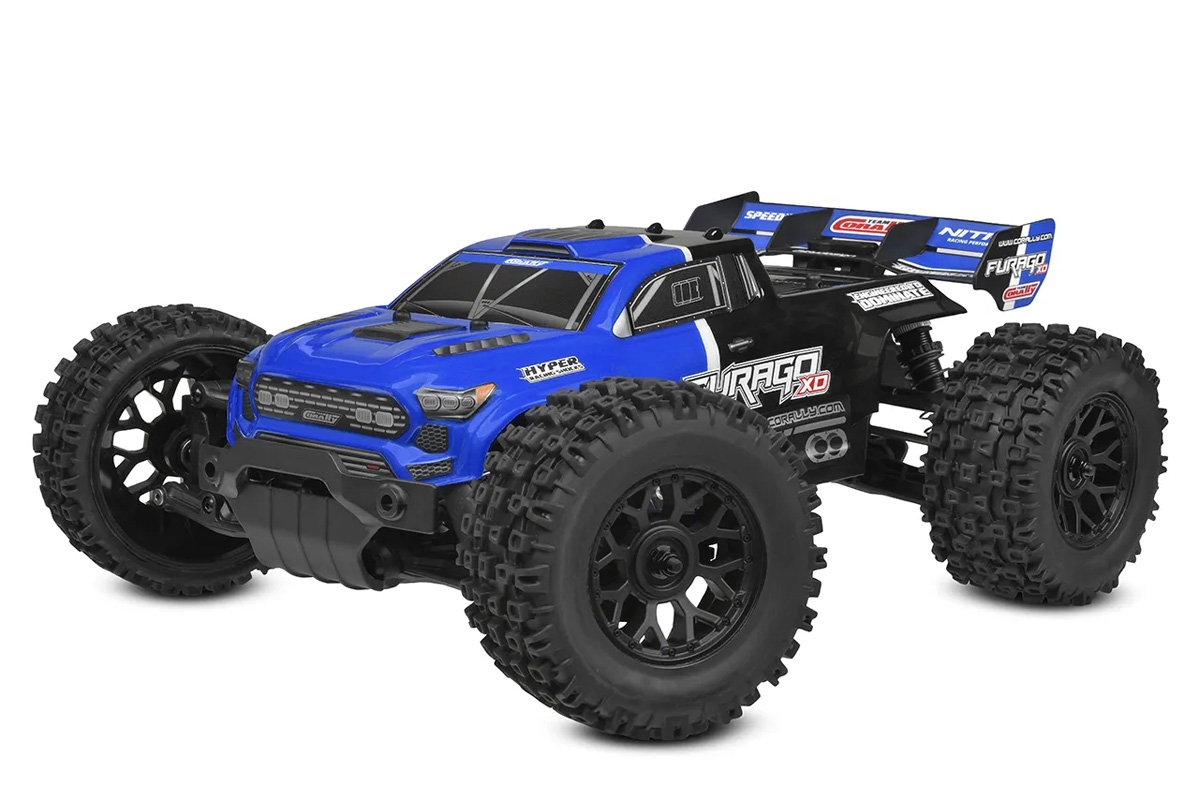 Fotografie produktu: TEAM CORALLY FURAGO XD - RTR - Brushed 2S - Modrá