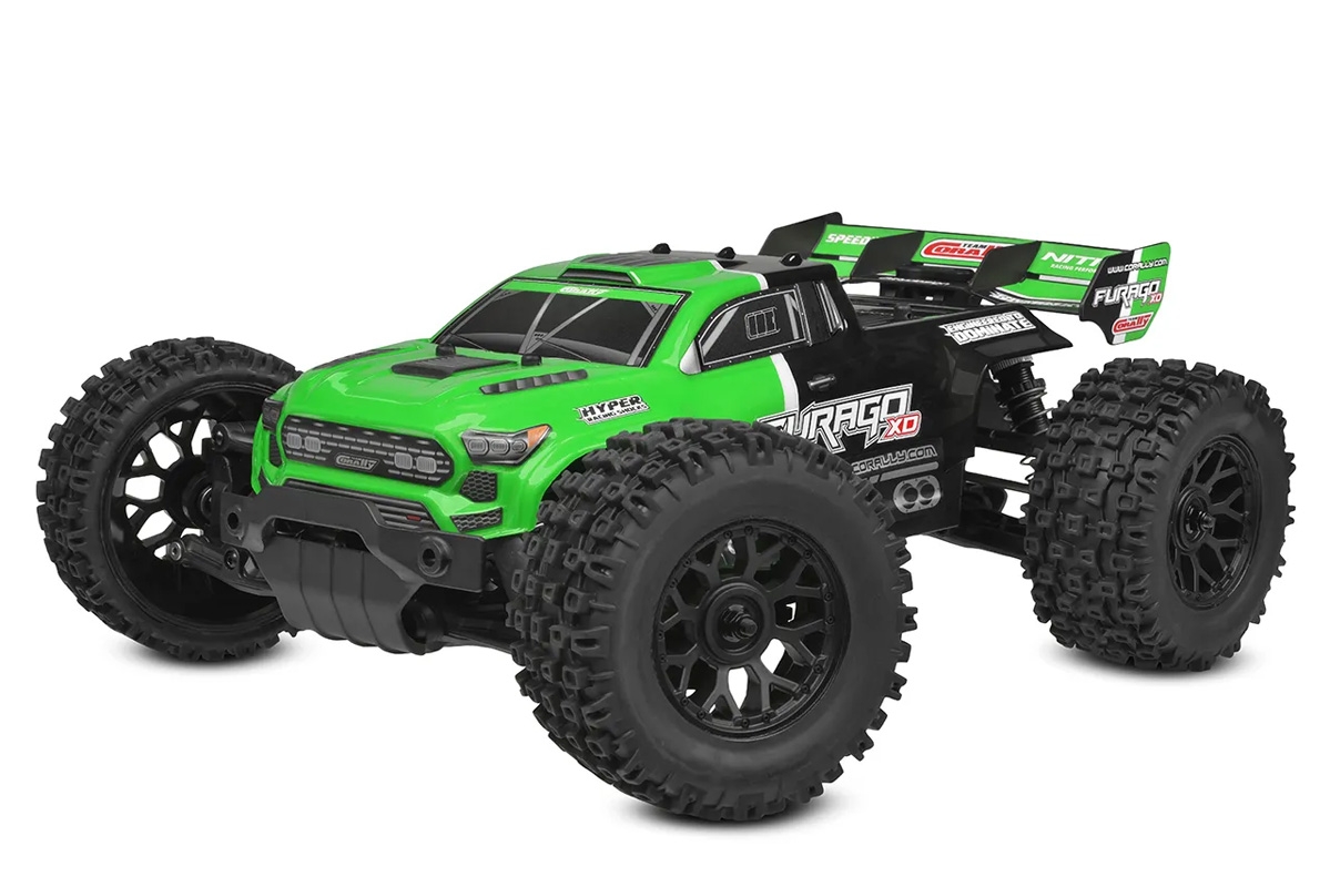 Fotografie produktu: TEAM CORALLY FURAGO XD - RTR - Brushed 2S - Zelená