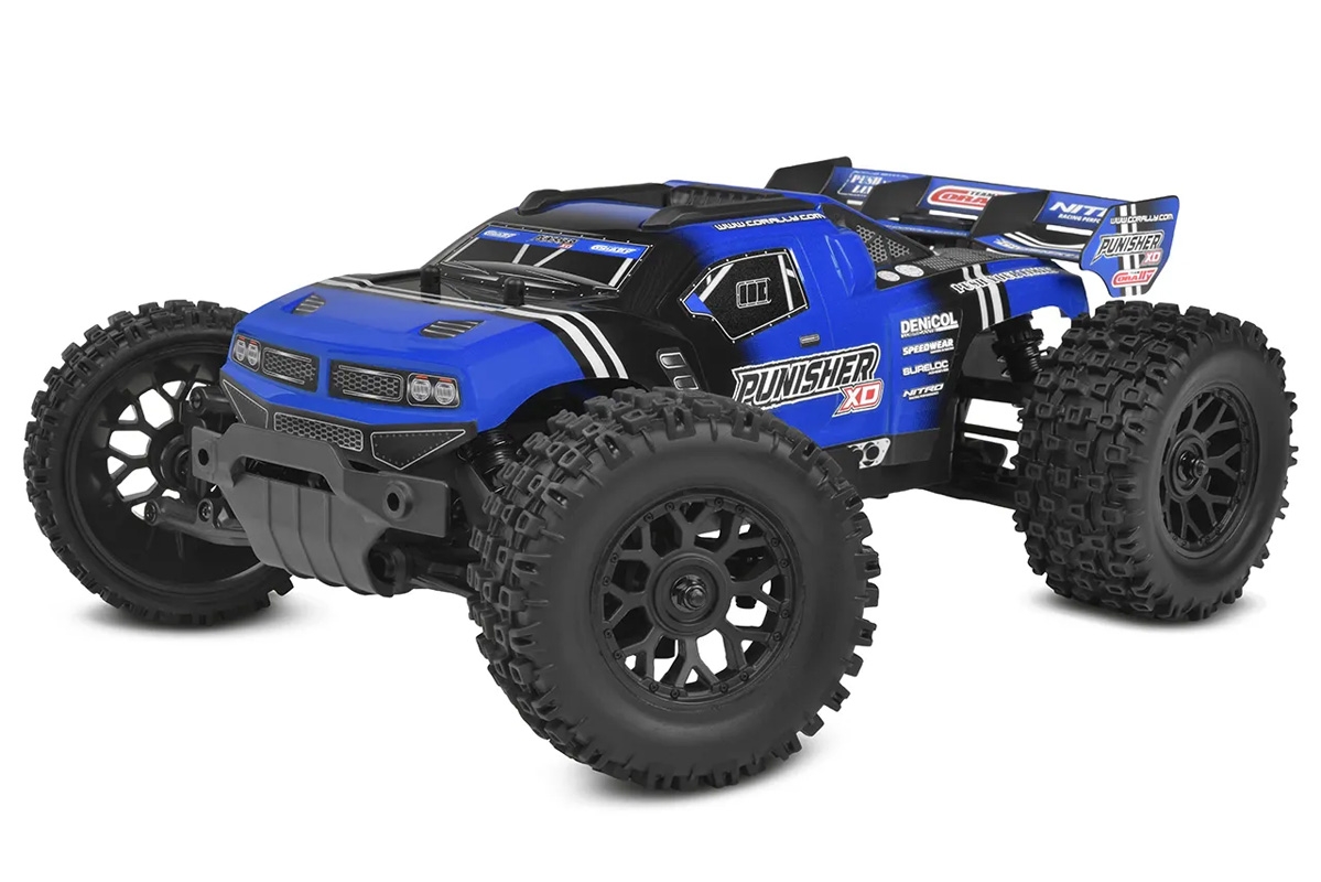Fotografie produktu: TEAM CORALLY PUNISHER XD - RTR - Brushed 2S - Modrá