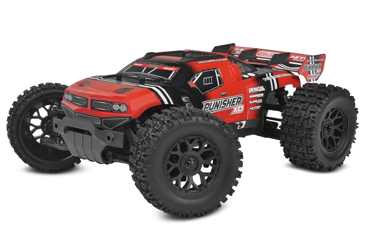 Fotografie produktu: TEAM CORALLY PUNISHER XD - RTR - Brushed 2S - Červená