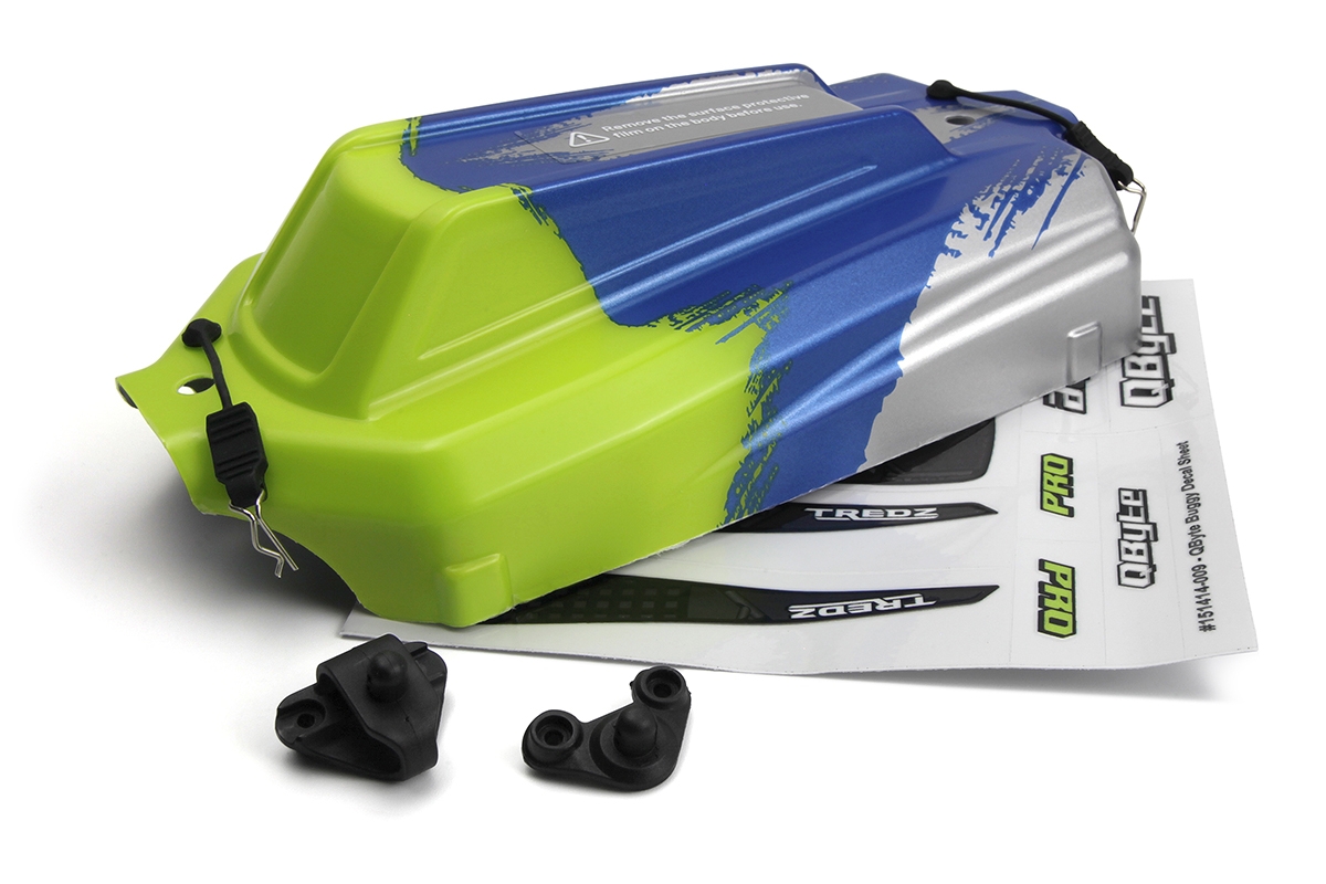 Fotografie produktu: Maverick QByte XB 1/12 buggy lakovaná karoserie – fluorescenční zelená