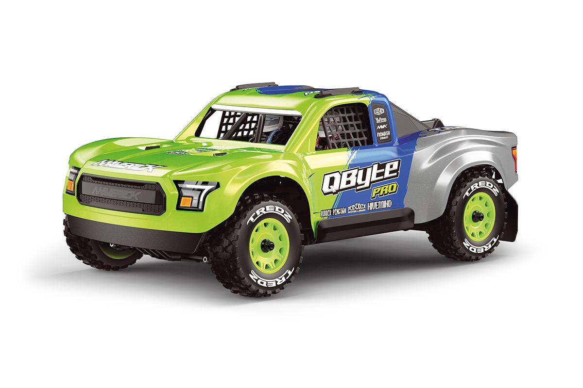 Fotografie produktu: Maverick QByte SC Pro 1/12 SC Truck – fluorescenční zelený