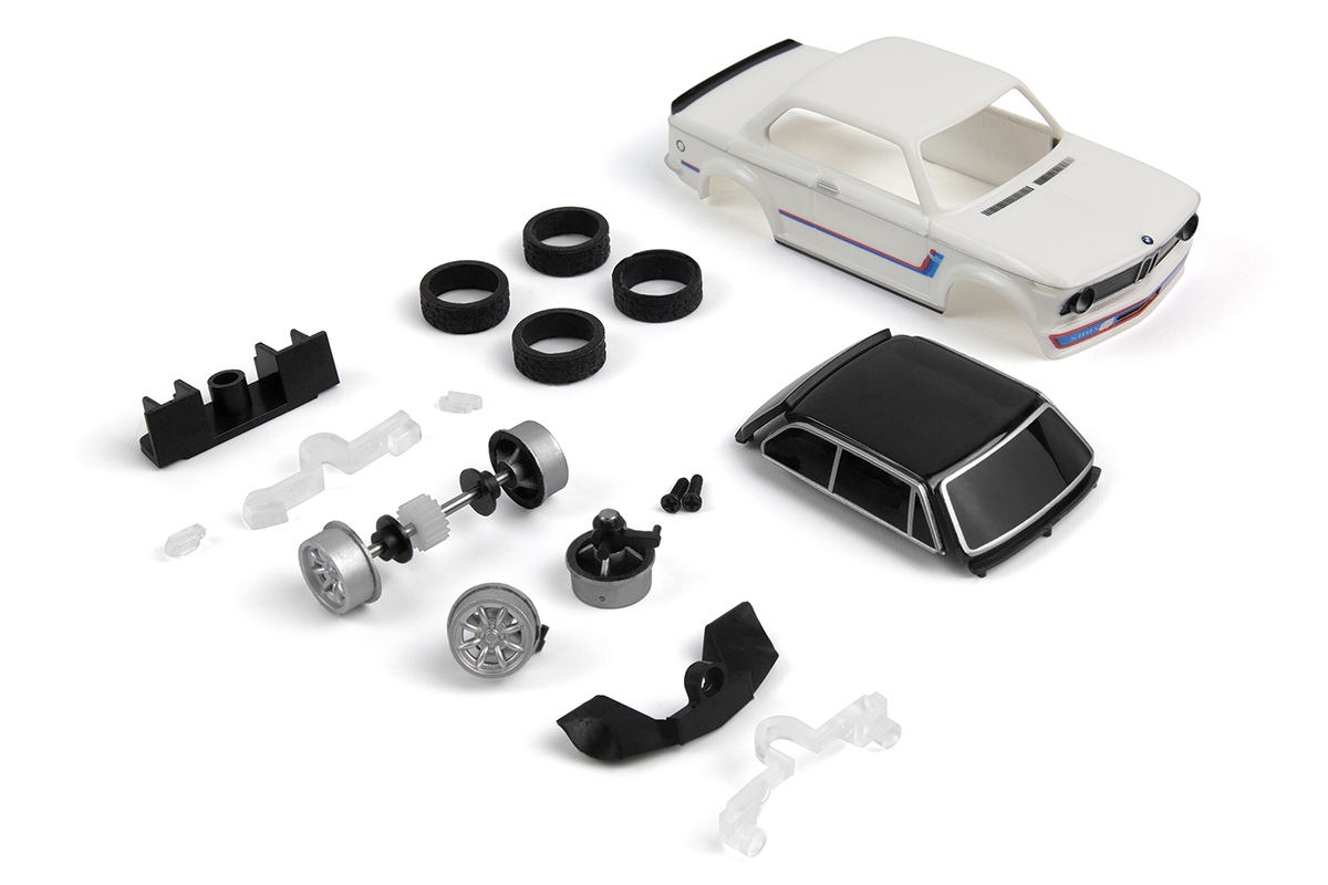 Fotografie produktu: HPI nano-TTR BMW 2002 Turbo - bílá - Nalakovaná karoserie