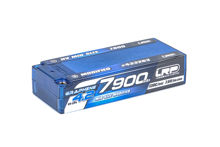 Fotografie produktu: LRP Electronic HV Mid Size Modified GRAPHENE-4.2 7900mAh Hardcase aku - 7.6V LiPo - 130C/65C