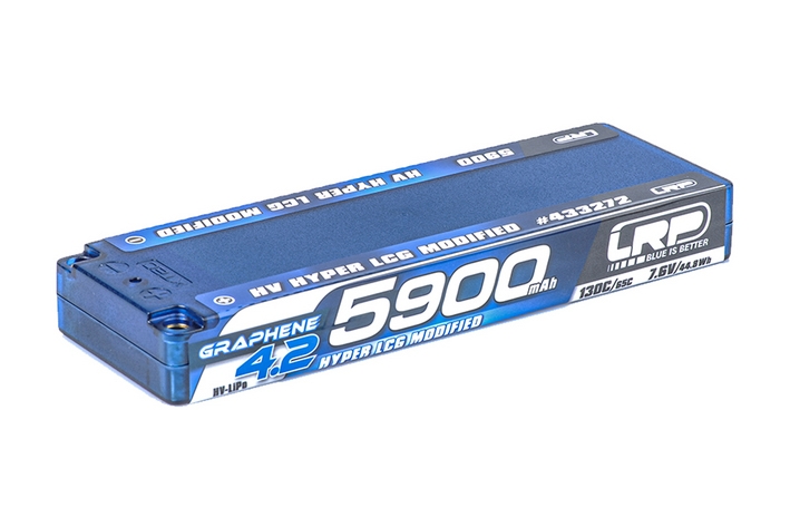 Fotografie produktu: LRP Electronic HV Hyper LCG Modified GRAPHENE-4.2 5900mAh Hardcase aku - 7.6V LiPo - 130C/65C