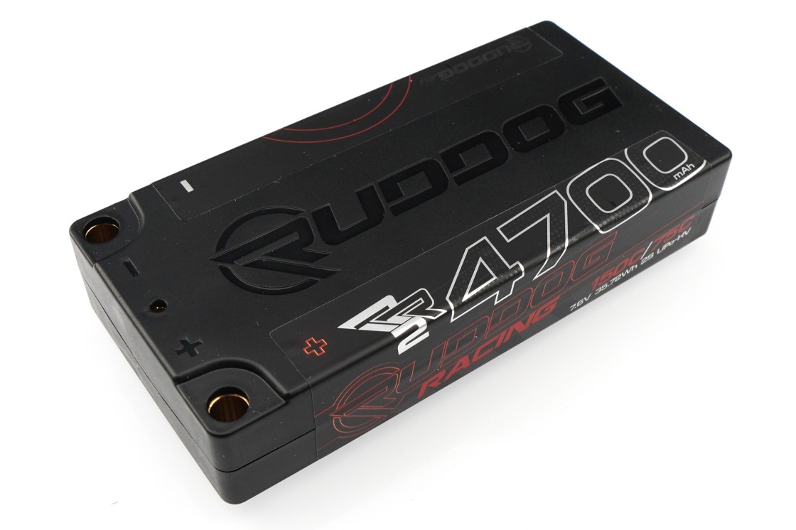 Fotografie produktu: RUDDOG Racing RR2 4700mAh 150C/75C 7.6V 18,5mm LCG Short Stick Pack LiPo-HV akumulátor