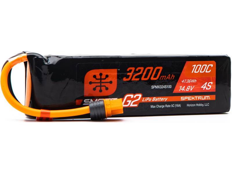 Fotografie produktu: Spektrum Smart G2 LiPo 14.8V 3200mAh 100C IC3
