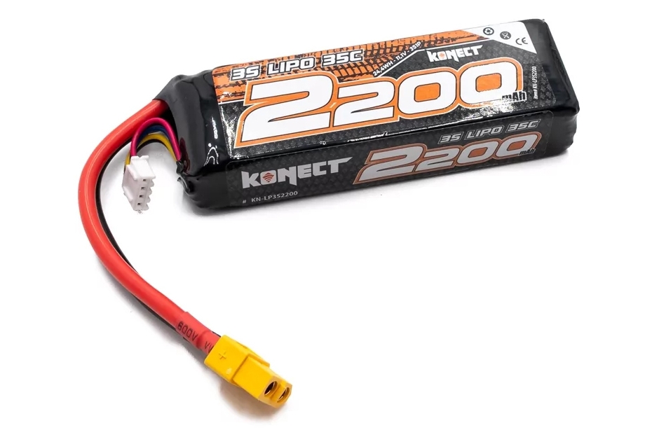Fotografie produktu: Lipo baterie Konect 2200mAh 11,1V 35C XT60