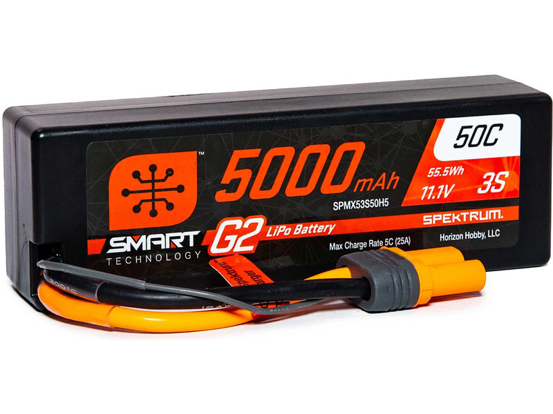 Fotografie produktu: Spektrum Smart G2 LiPo 11.1V 5000mAh 50C HC IC5