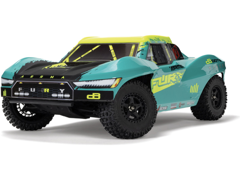 Fotografie produktu: Arrma Fury 223S BLX 2WD 1:10 RTR DSC zelená