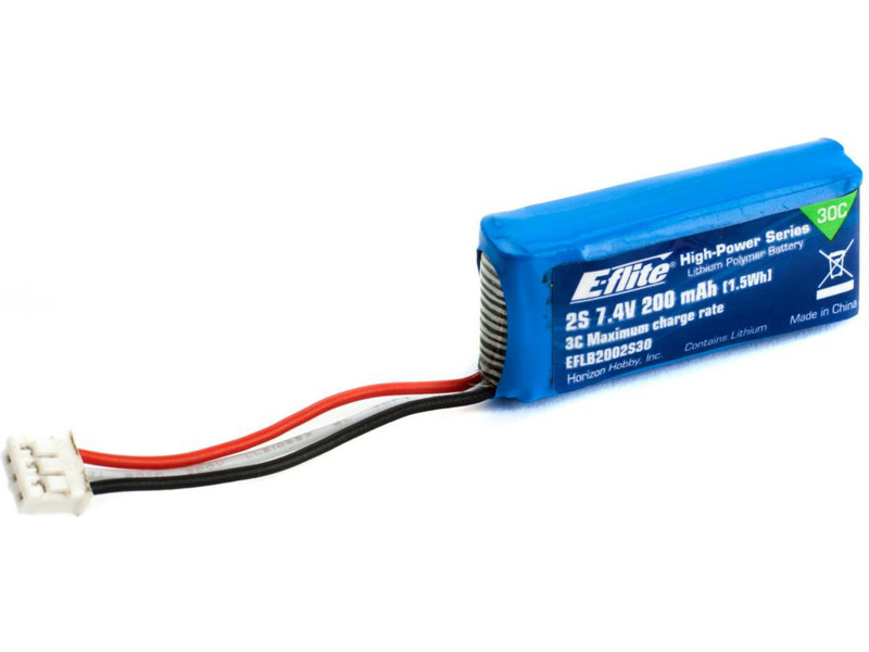 Fotografie produktu: E-flite LiPo 7.4V 200mAh 30C JST-PH 3-pin