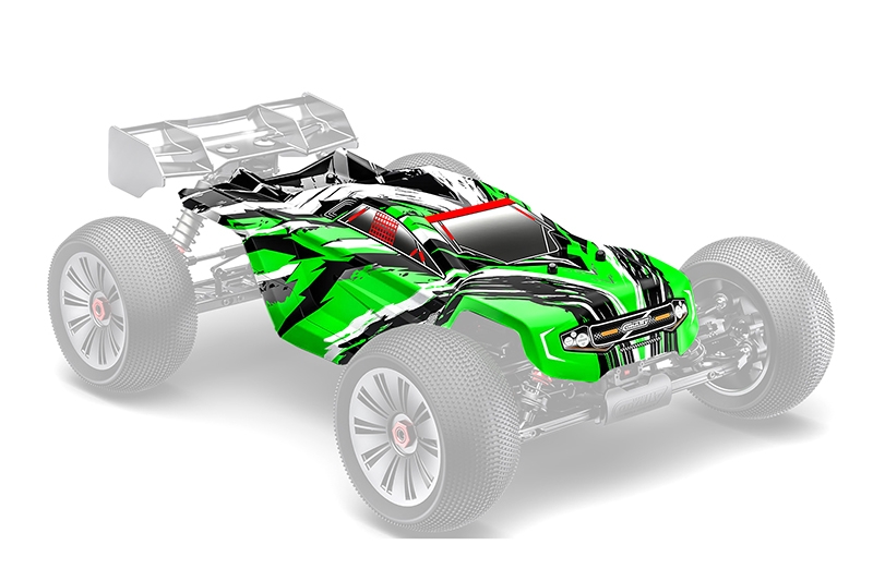 Fotografie produktu: TEAM CORALLY Lakovaná lexanová karoserie SHOGUN XP 6S, vystřižená, 1 ks.