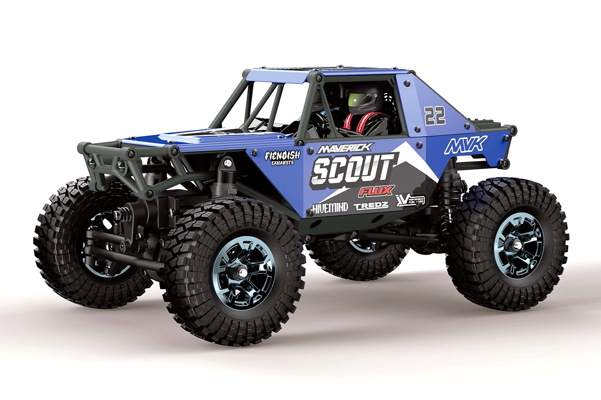 Fotografie produktu: Maverick Scout-24 Flux Rock Crawler 1:24 – modrý