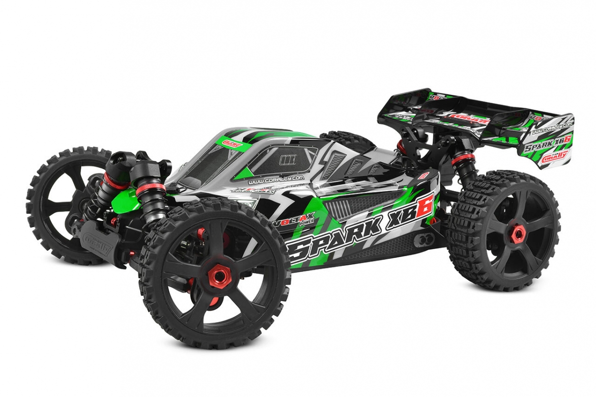 Fotografie produktu: TEAM CORALLY SPARK XB-6S - BUGGY 4WD - RTR - zelená