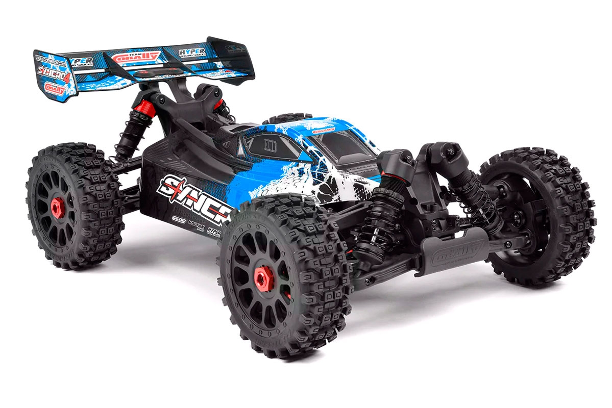 Fotografie produktu: TEAM CORALLY SYNCRO-4 - BUGGY 4WD 3-4S - RTR - modrá