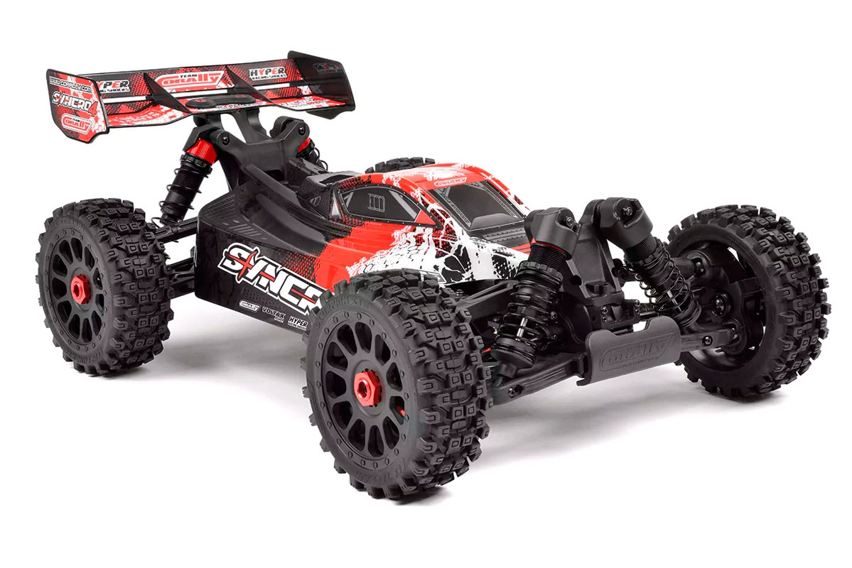 Fotografie produktu: TEAM CORALLY SYNCRO-4 - BUGGY 4WD 3-4S - RTR - červená