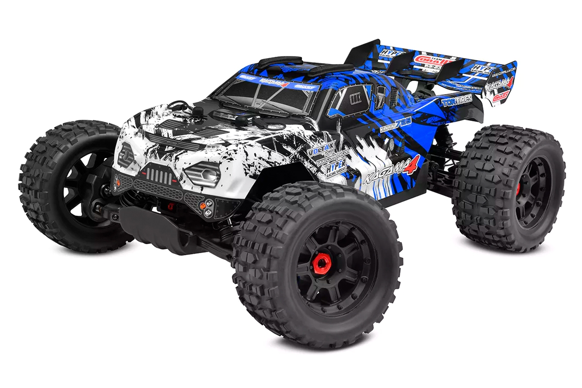 Fotografie produktu: TEAM CORALLY KAGAMA-4 - Monster Truck 4WD 3-4S - RTR - modrá