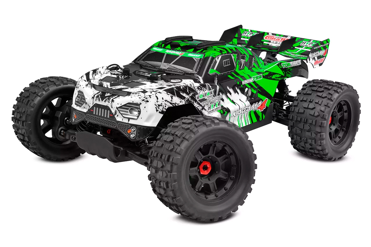 Fotografie produktu: TEAM CORALLY KAGAMA-4 - Monster Truck 4WD 3-4S - RTR - zelená
