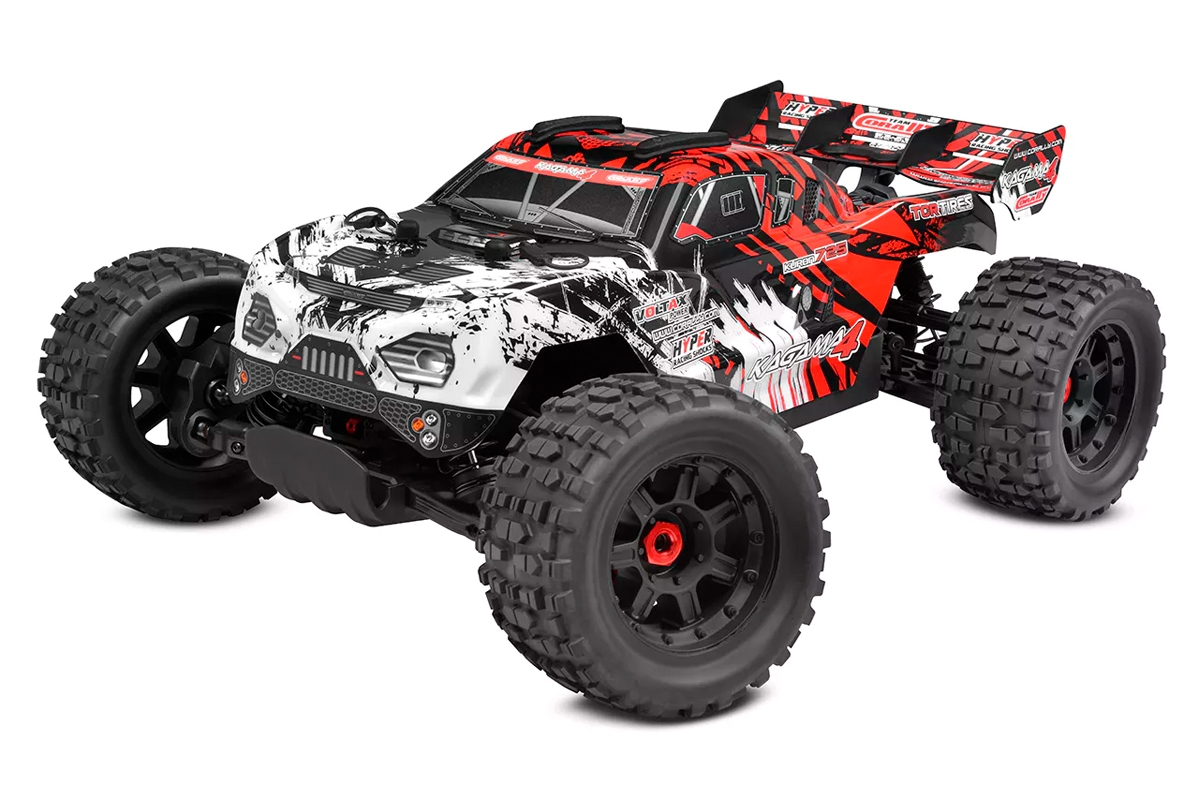 Fotografie produktu: TEAM CORALLY KAGAMA-4 - Monster Truck 4WD 3-4S - RTR - červená