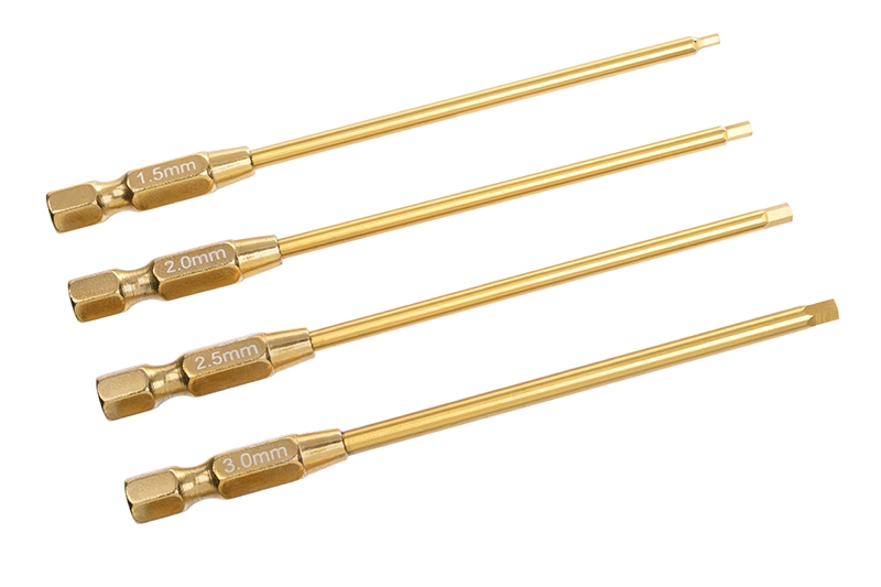 Fotografie produktu: TEAM CORALLY Sada nářadí, imbusový šroubovák (1,5, 2.0, 2.5, 3,0 x 80mm)