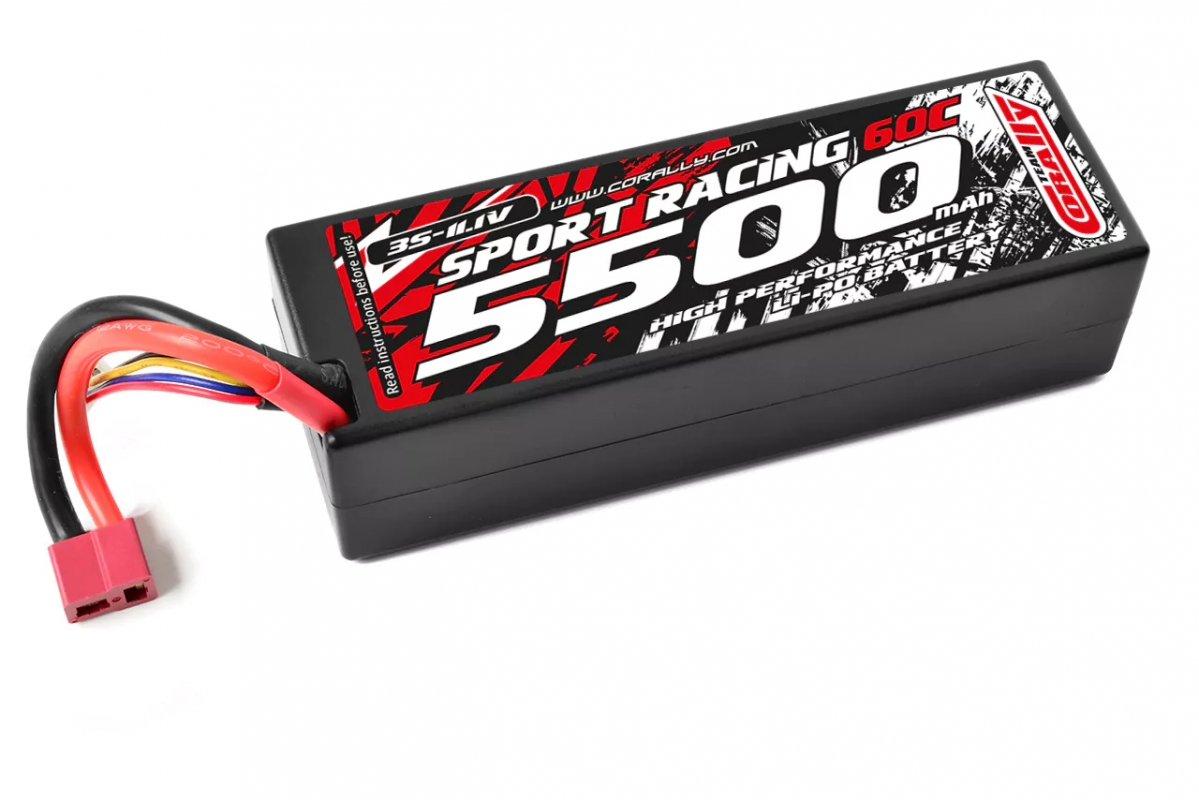 Fotografie produktu: TEAM CORALLY Sport Racing 60C - 5500mAh - 11,1V 3S - LiPo Stick Hardcase - T-Dean