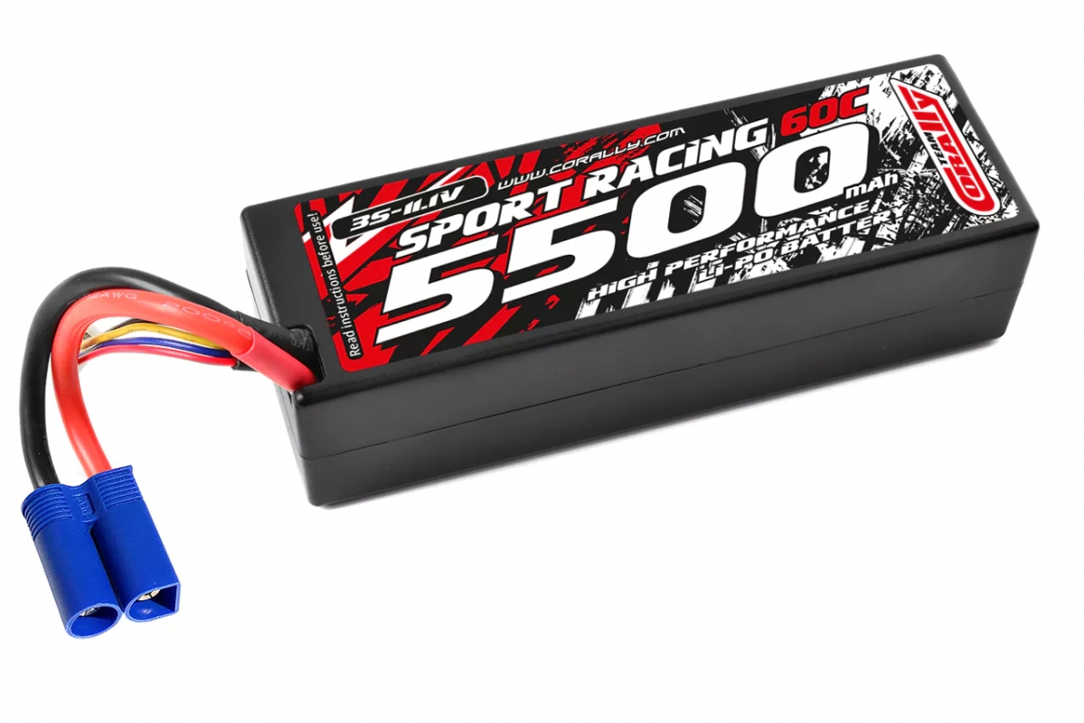 Fotografie produktu: TEAM CORALLY Sport Racing 60C - 5500mAh - 11,1V 3S - LiPo Stick Hardcase - EC5