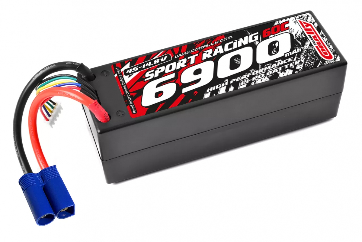 Fotografie produktu: TEAM CORALLY Sport Racing 60C - 6900mAh - 14,8V 4S - LiPo Stick Hardcase - EC5