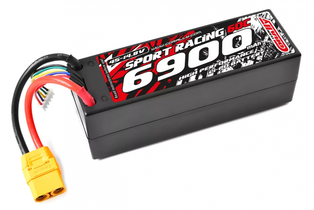 Fotografie produktu: TEAM CORALLY Sport Racing 60C - 6900mAh - 14,8V 4S - LiPo Stick Hardcase - XT90