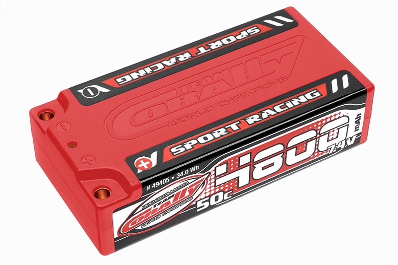 Fotografie produktu: TEAM CORALLY Sport Racing 50C LiPo Shorty Hardcase-4800mAh-7.4V-4mm Bullit (35,5Wh)