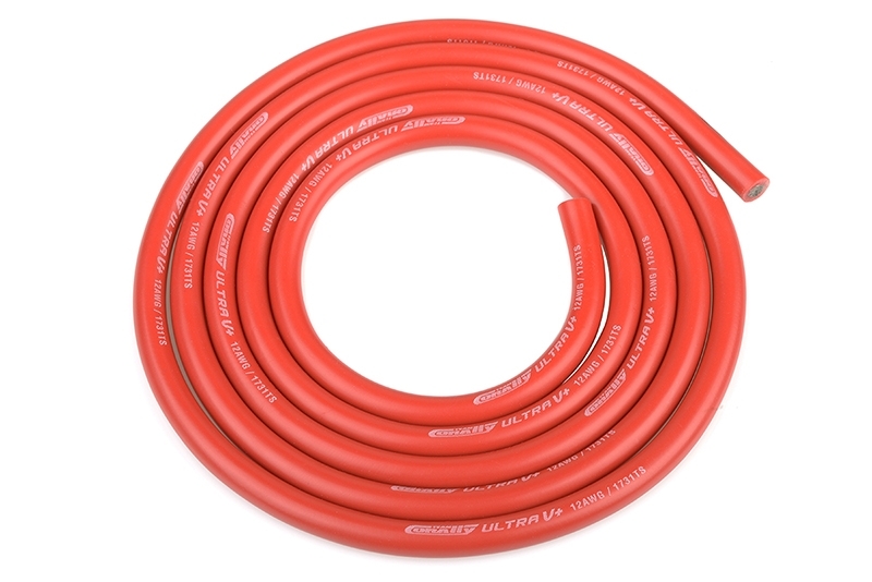 Fotografie produktu: TEAM CORALLY Silikonový kabel 4,5qmm, 12AWG, 1metr, červený