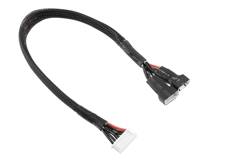 Fotografie produktu: TEAM CORALLY Balanční prodlužovák - 2x3S XH konekt. - nabíj. 6S XH zástrčka - silik. kabel 22AWG - 30cm