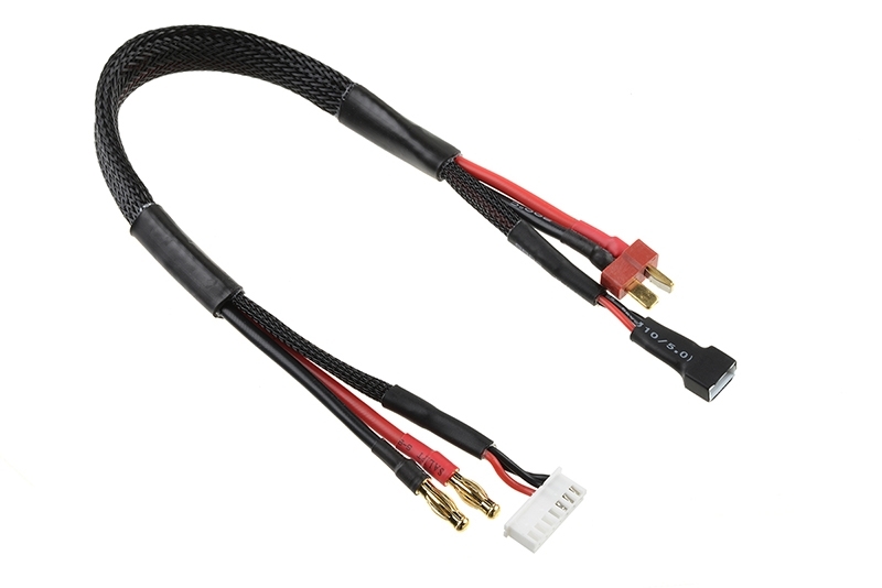 Fotografie produktu: TEAM CORALLY Nabíjecí kabel - G4/6S XH na T-DYN/2S XH - 14 AWG/ULTRA V+ Silikon Kabel - 30cm