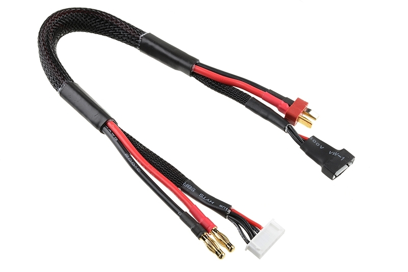 Fotografie produktu: TEAM CORALLY Nabíjecí kabel - G4/6S XH na T-DYN/4S XH - 14 AWG/ULTRA V+ Silikon Kabel - 30cm