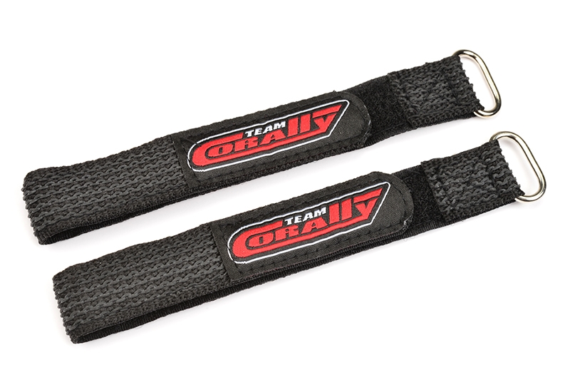 Fotografie produktu: TEAM CORALLY CORALLY stahovací pásky 250x20mm, černé, 2 ks.