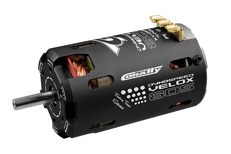 Fotografie produktu: TEAM CORALLY DYNOSPEED VELOX - 1/8 Competition motor - 4 polový - 1750KV - 2400Wattů