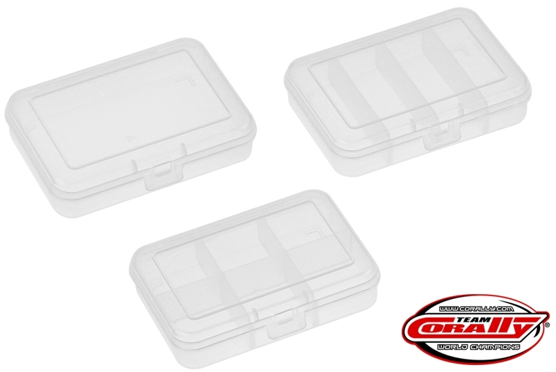 Fotografie produktu: TEAM CORALLY Plastové organizéry 91x66x21mm (3 ks.)