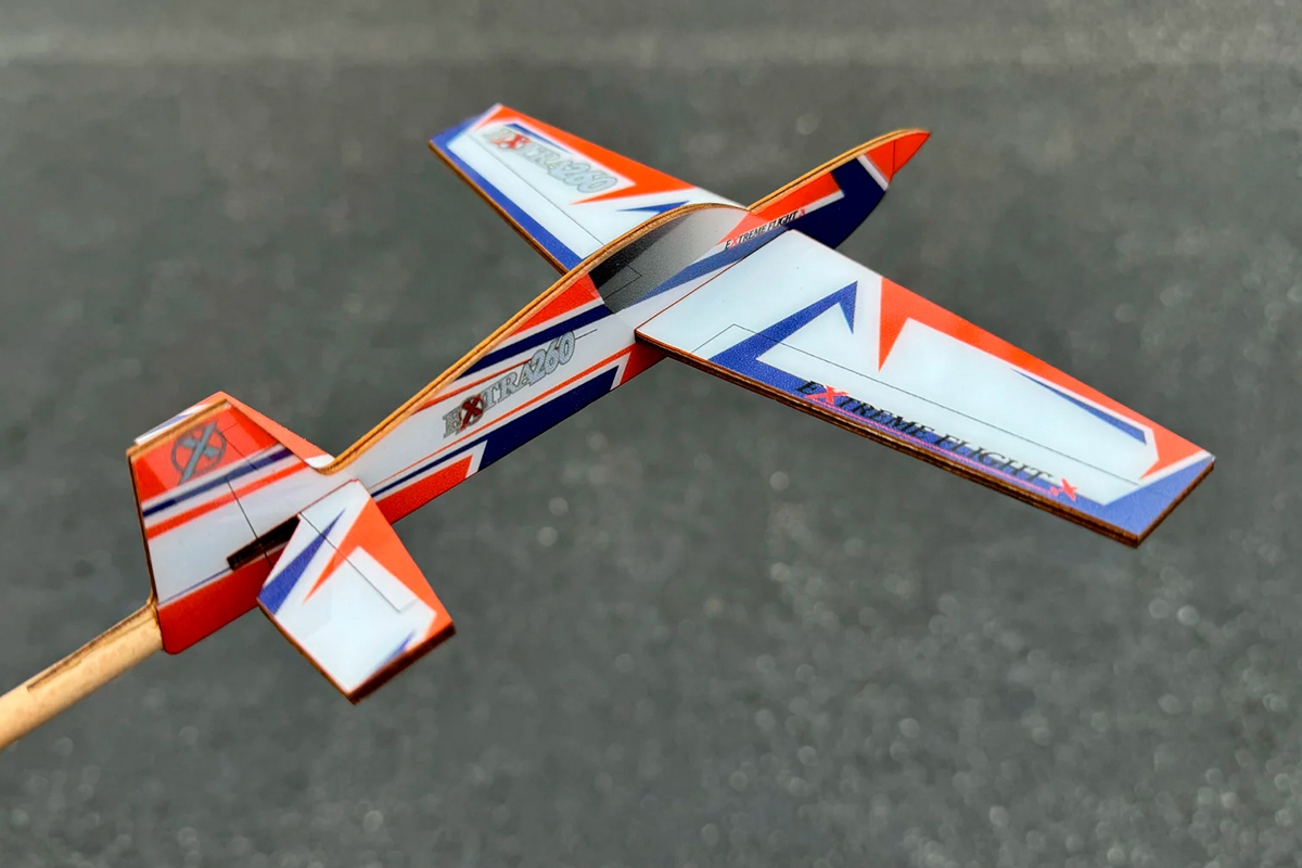 Fotografie produktu: ExtremeFlight Stick plane - Extra 260 Oranžová